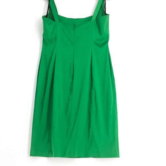 CALVIN KLEIN Green Pleated Cocktail Dress - Picture 7 of 7